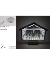 BIANCO SCENARIO NATIVITA' 3D 21,5cm $$