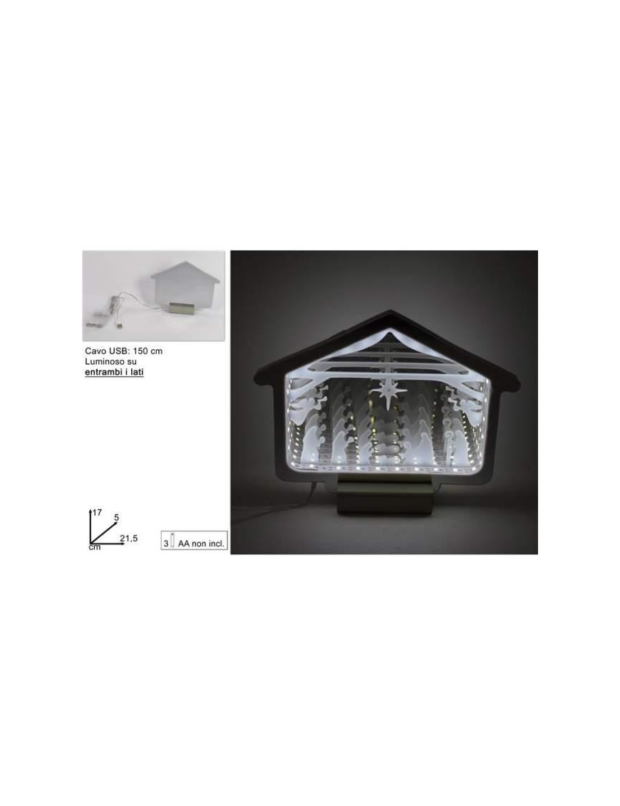 BIANCO SCENARIO NATIVITA' 3D 21,5cm $$