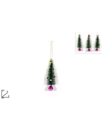 TREE HANGER WITH PINK BALL 22cm