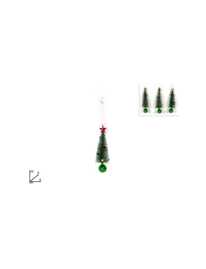 TREE HANGER WITH GREEN BALL 22cm