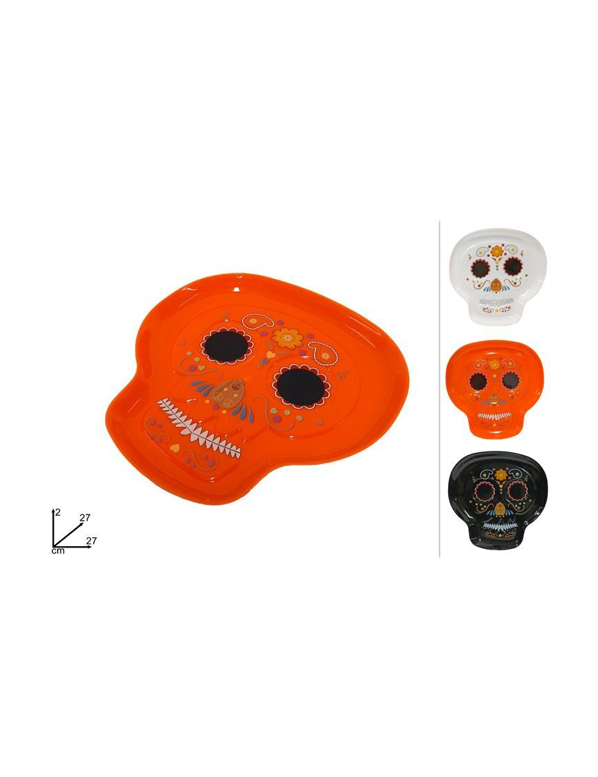 SKULL PLASTIC PLATE