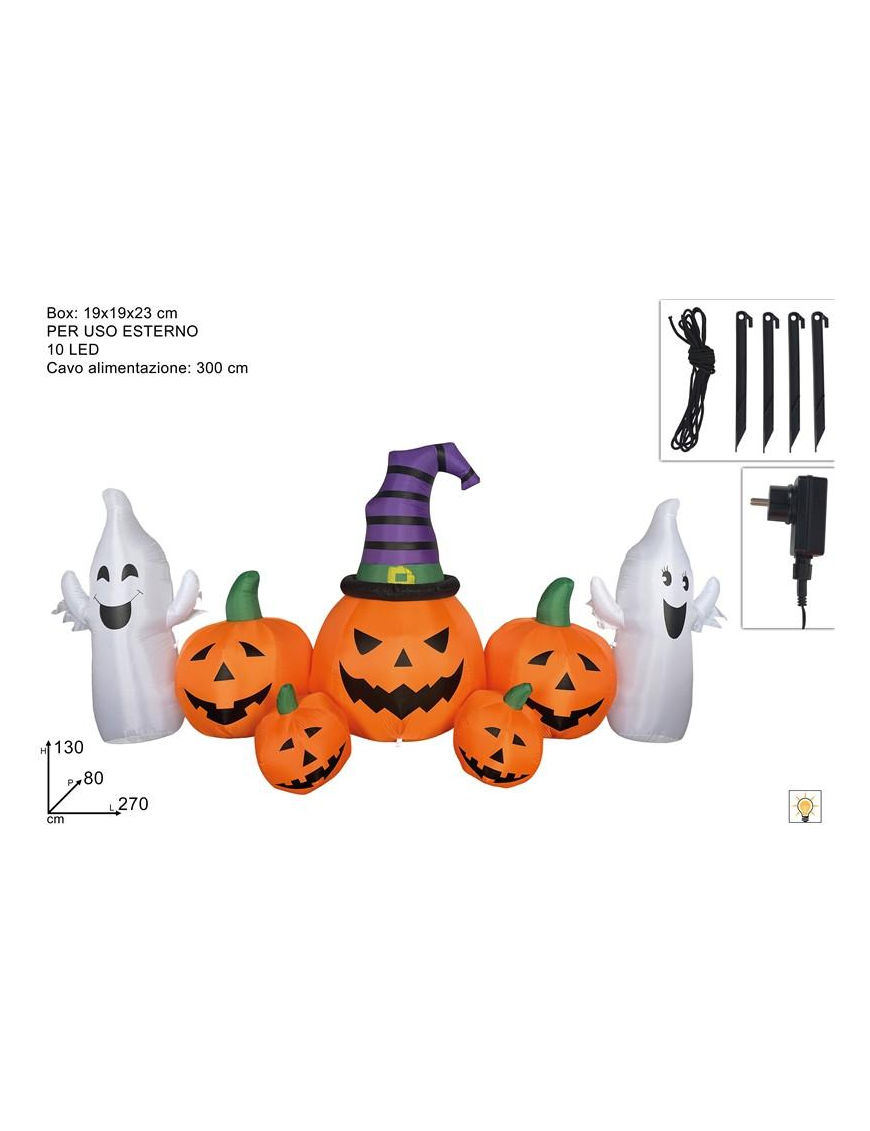 INFLATABLE HALLOWEEN SUBJECT 270x120cm