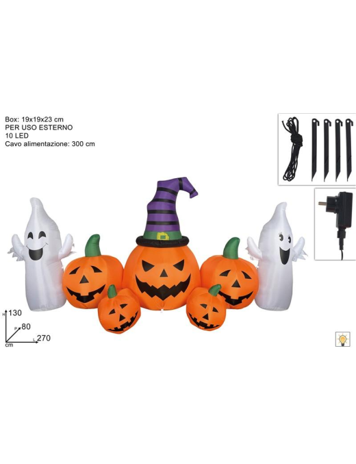 GONFIABILE SOGGETTO HALLOWEEN 270x120cm