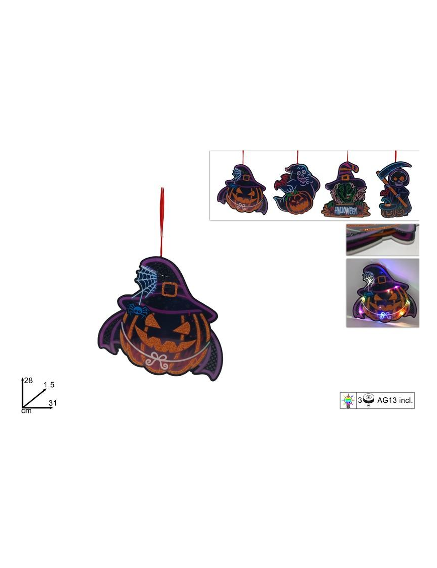 APPENDINO HALLOWEEN CON LUCI 26cm