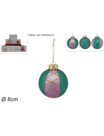 TIFFANY GLITTER BALL 8cm