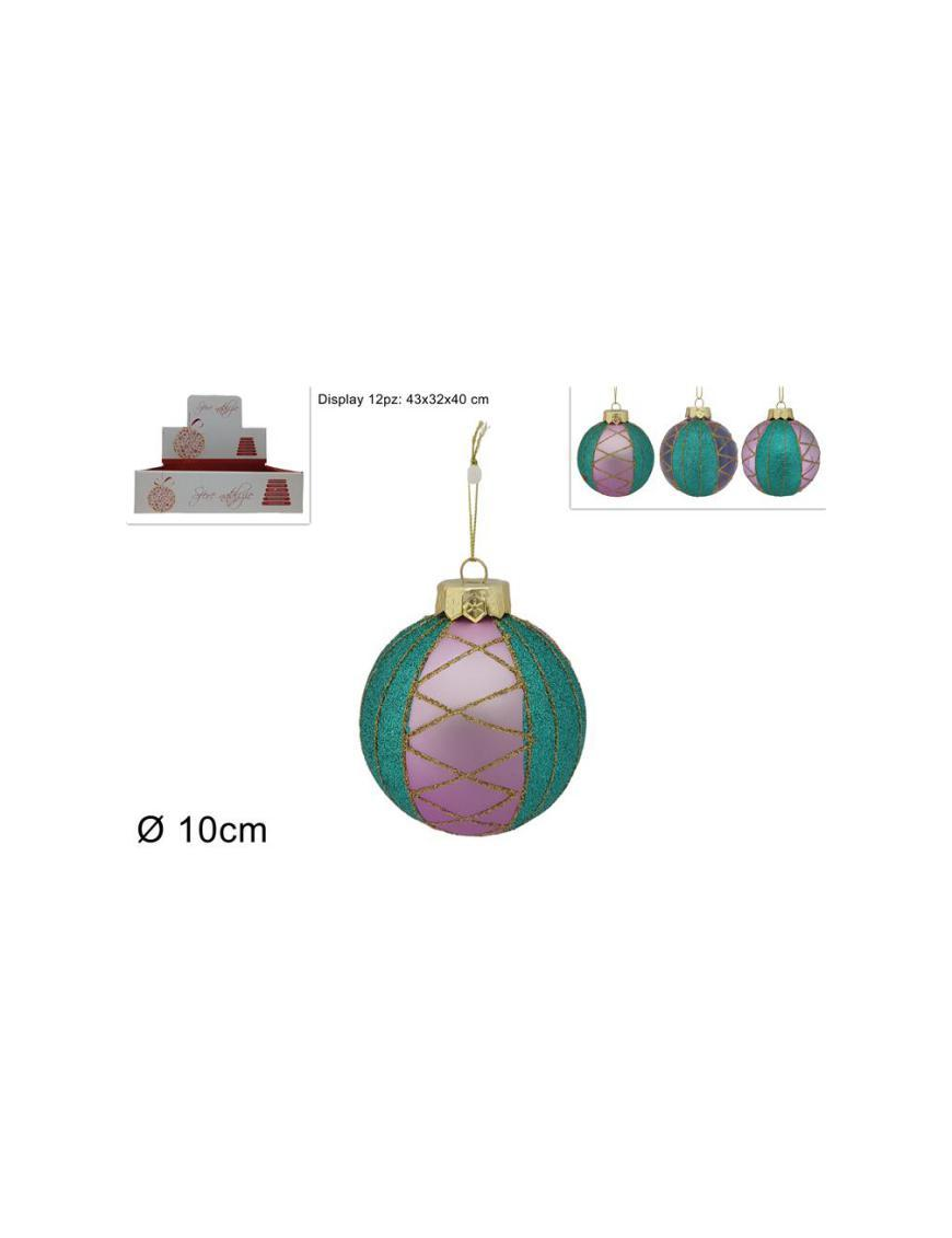 SFERA GLITTER TIFFANY 10cm