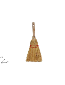 SCOPA SAGGINA MANICO LEGNO 36 CM