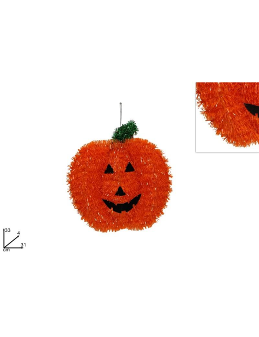 PUMPKIN THREAD DECORATION 33cm