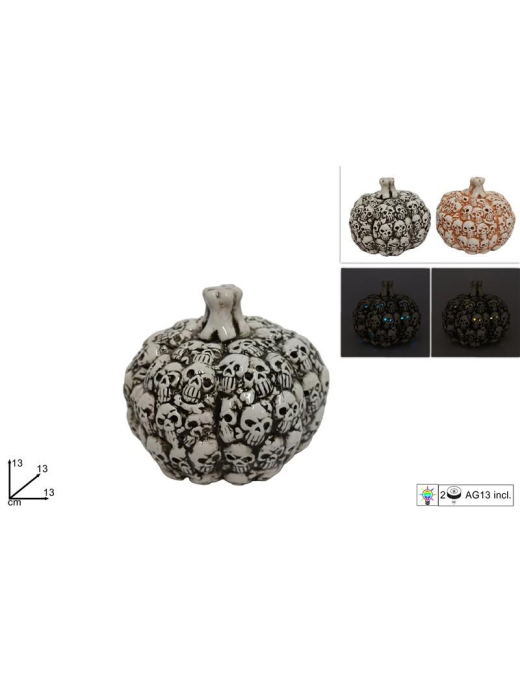 ZUCCA TESCHI HALLOWEEN CON LUCE 13cm