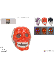 TESCHIO CON LUCE HALLOWEEN 10cm