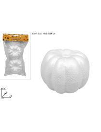 ZUCCA POLISTIROLO DECOUPAGE  9cm 2pz