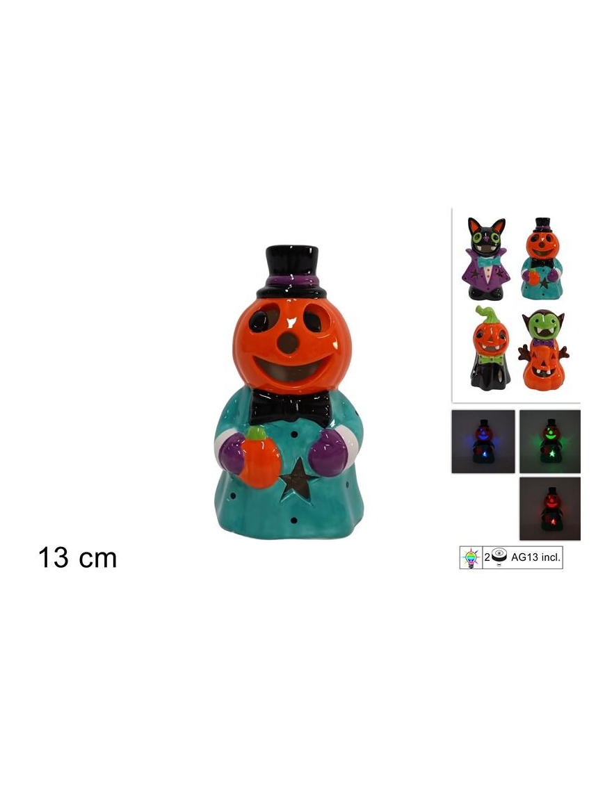 SOGGETTO HALLOWEEN 13cm CON LUCE