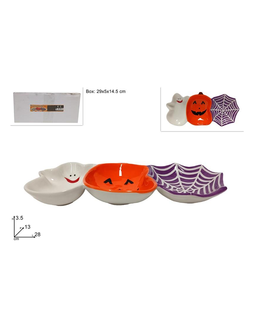 COPPETTA CERAMICA HALLOWEEN 28cm