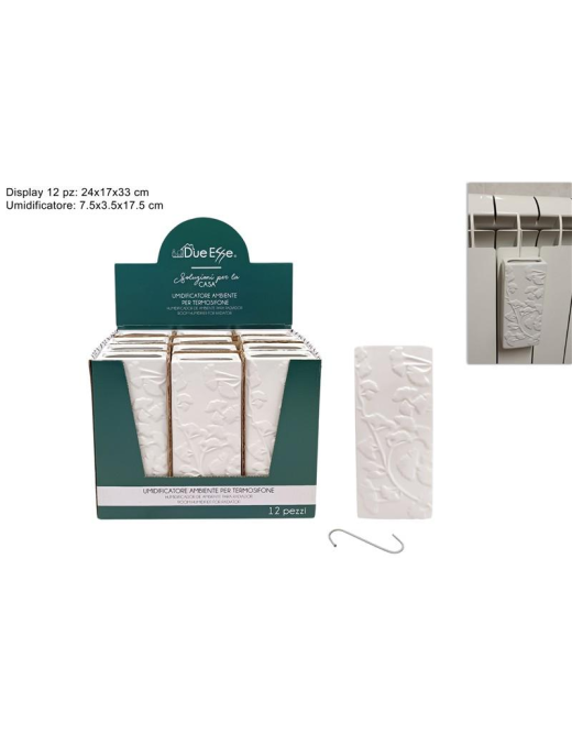 EVAPORATORE 17,5 CM CON DECORAZIONE FIORI