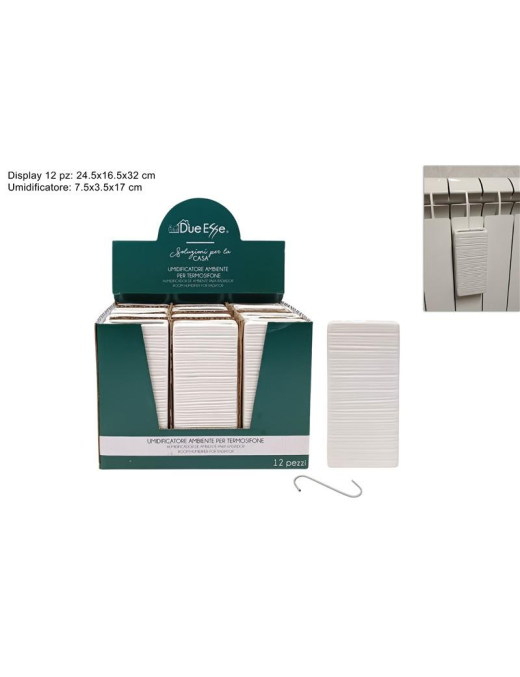 EVAPORATORE 17 CM CON DECORAZIONE RIGHE