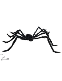 RAGNO NERO 58x120x17cm