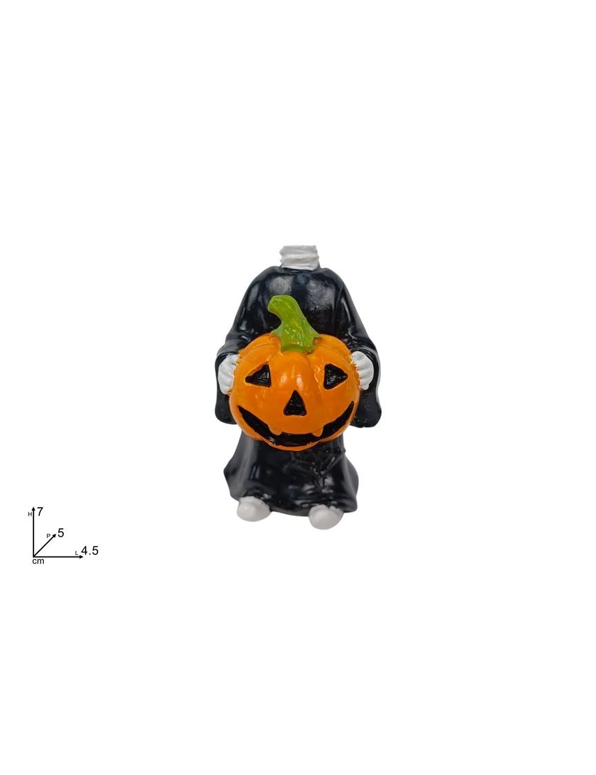 SOGGETTO HALLOWEEN  7cm CON ZUCCA