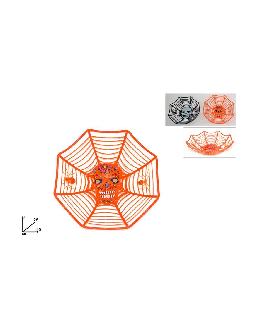 CESTINO PLASTICA HALLOWEEN 25cm