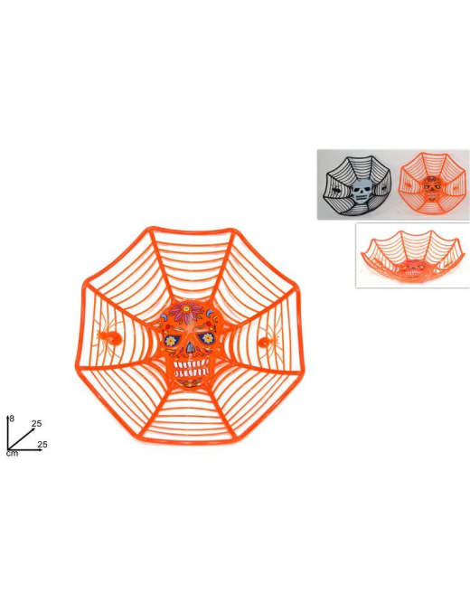 CESTINO PLASTICA HALLOWEEN 25cm