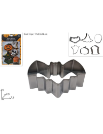 FORMINE TAGLIA BISCOTTI METALLO 6 PEZZI