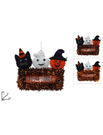 DECORAZIONE FILO HAPPY HALLOWEEN 42x54cm