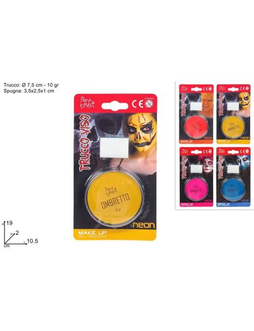 TRUCCO VISO COLORI ASSORTITI
