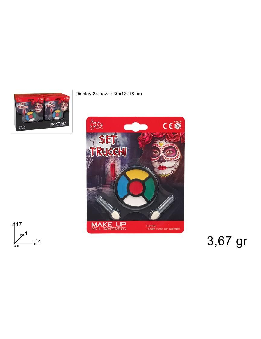 HALLOWEEN MAKEUP 5 COLORS 3.66gr