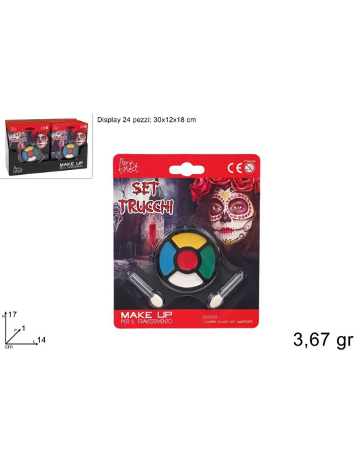 HALLOWEEN MAKEUP 5 COLORS 3.66gr