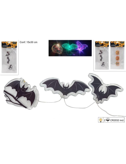 HALLOWEEN WINDOW DECAL WITH LIGHT