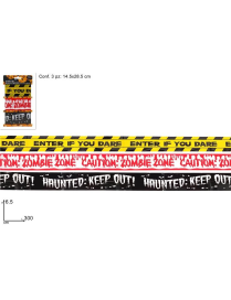 HALLOWEEN RIBBONS 3 PIECES 6.5x300 cm
