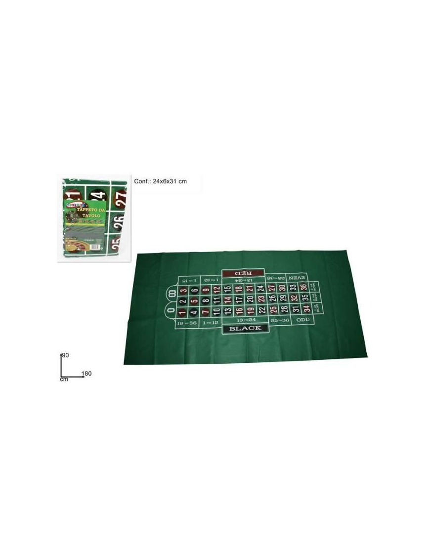 TAPPETO DA GIOCO ROULETTE 90x180