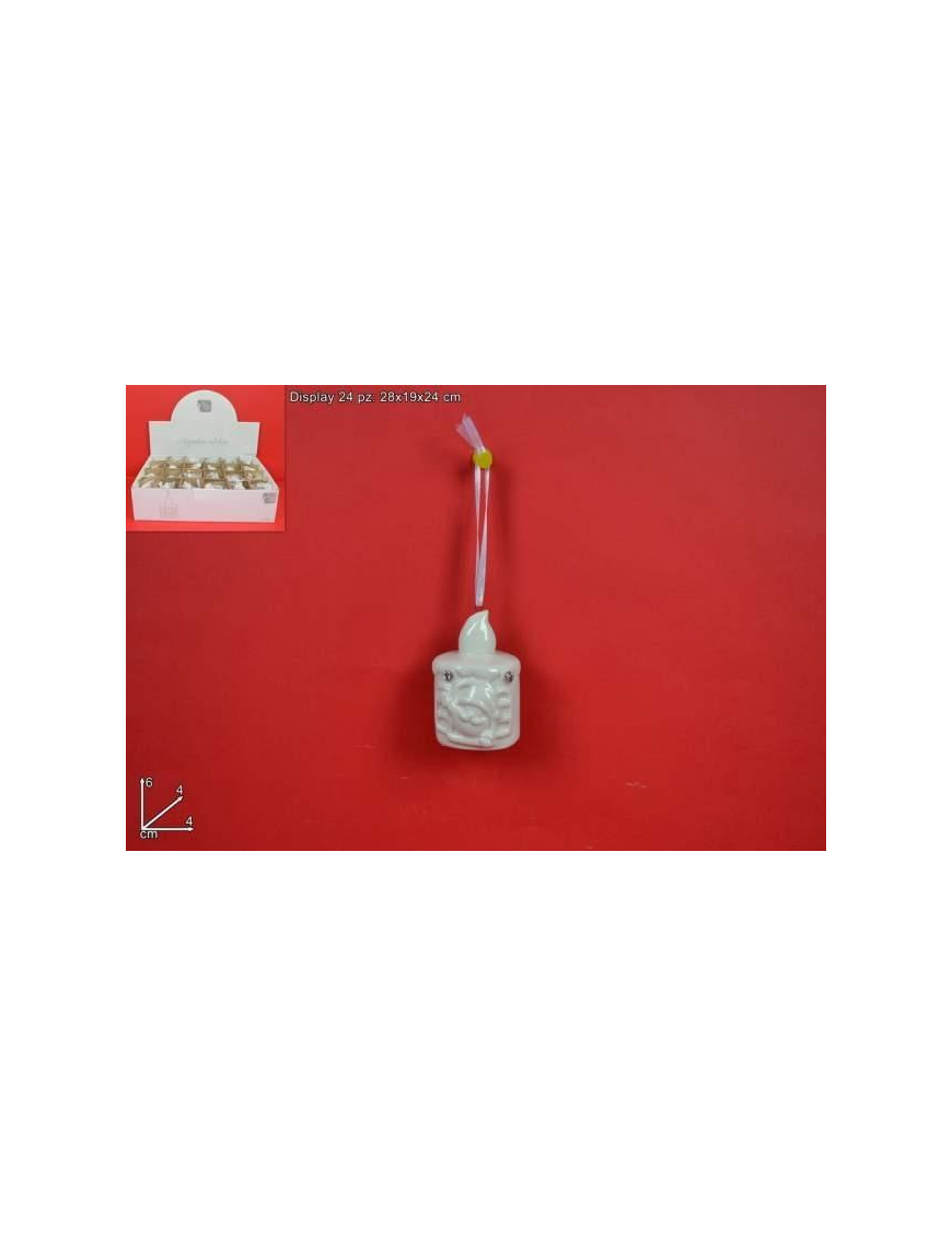 L.DIAMANTI  APPENDINO CANDELA 6cm $$