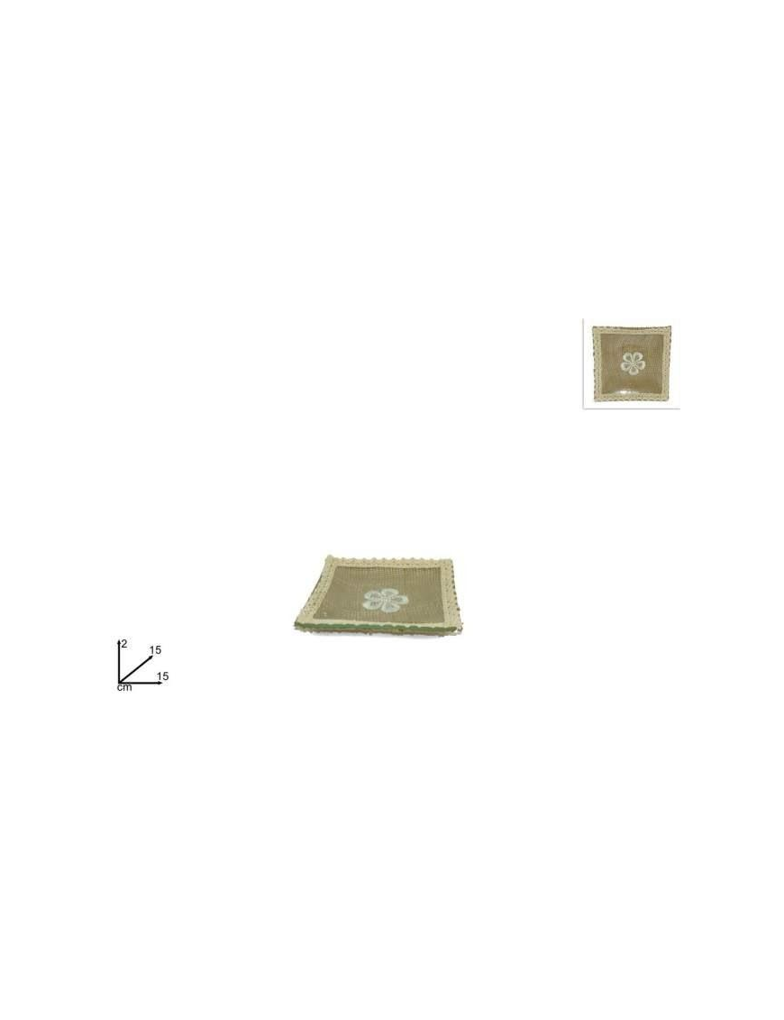 L.JUTA   BEIGE PIATTO QUAD C/MERLE 15 $$