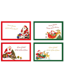 ENVELOPE + MERRY CHRISTMAS CARD 100 pieces FORMAT 4