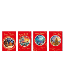 CHRISTMAS GREETING CARDS 12x18cm