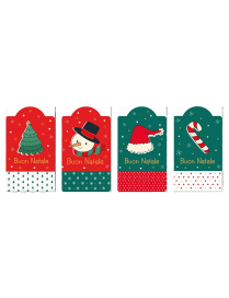 CHIUDIPACCO NATALE 40x70mm 8pezzi