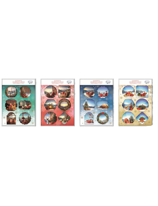 ADHESIVE LABELS 17x24cm 12 SHEETS