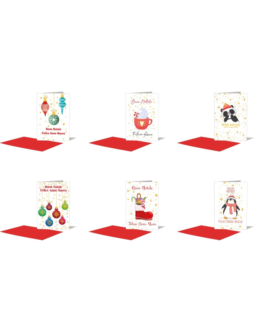 BIGLIETTI AUGURI NATALE  9x14 50211