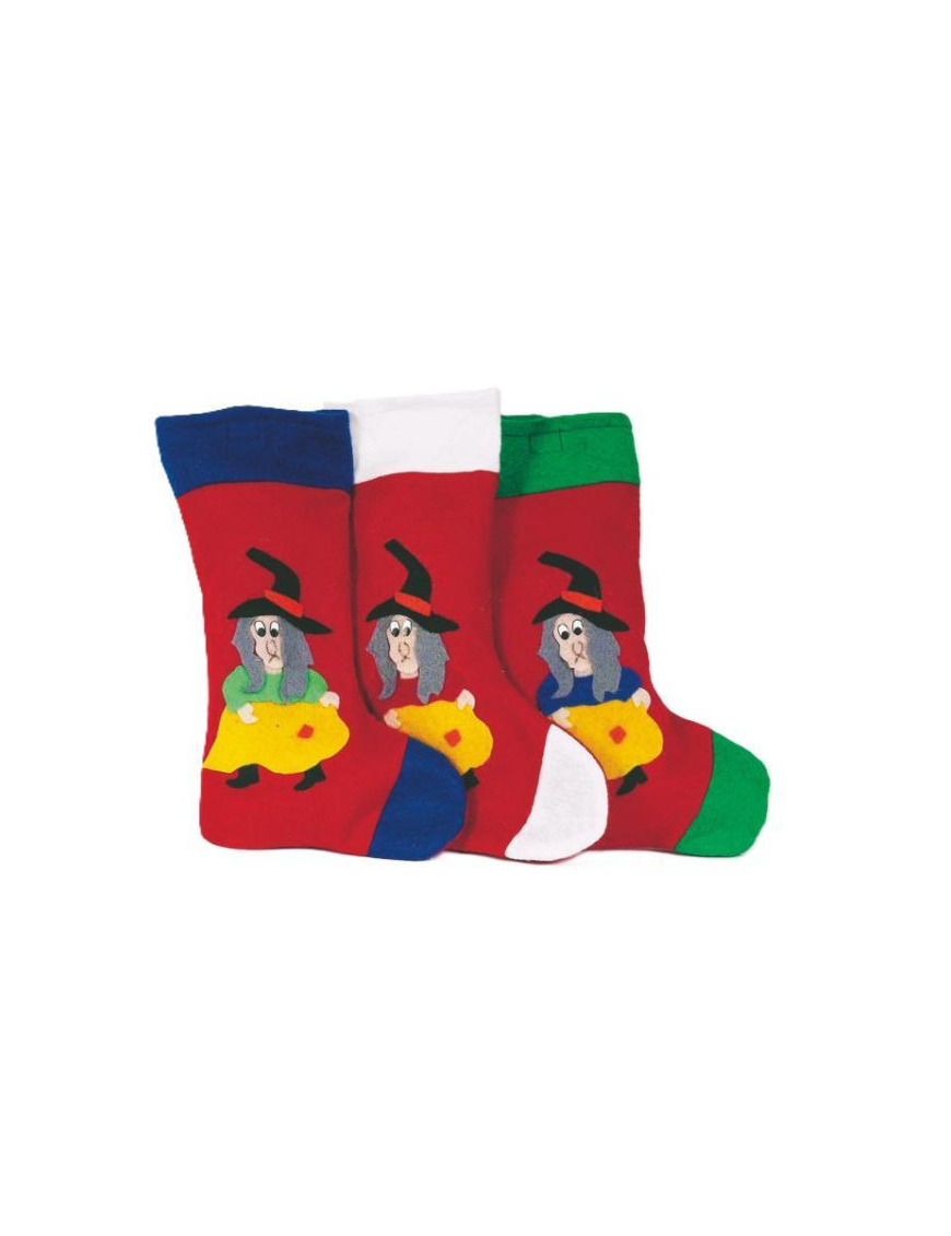 CALZA PANNO 30cm CON BEFANA