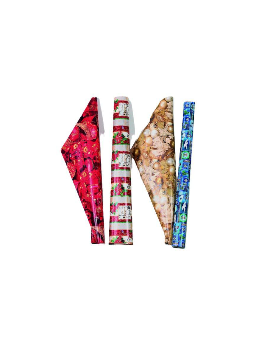 DECORATED GIFT PAPER SHEET ROLL 71x150c