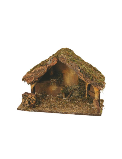EMPTY HUT 36x26x16cm WITH DOOR