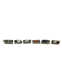 NATIVITY SCENE 4x9 ANIMALS IN ENCLOSURE ASSORTED MODELS