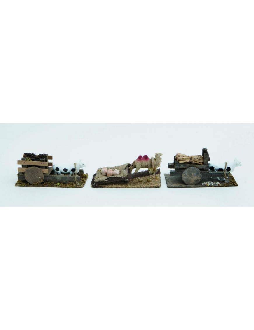 NATIVITY SCENE 18x8x8h ANIMAL WITH WAGON ASSORTED MODELS