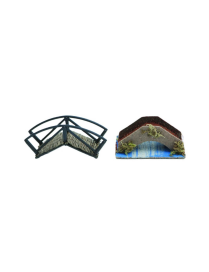 BRIDGE 11x5x4h WITH POND ASSORTED MODEL