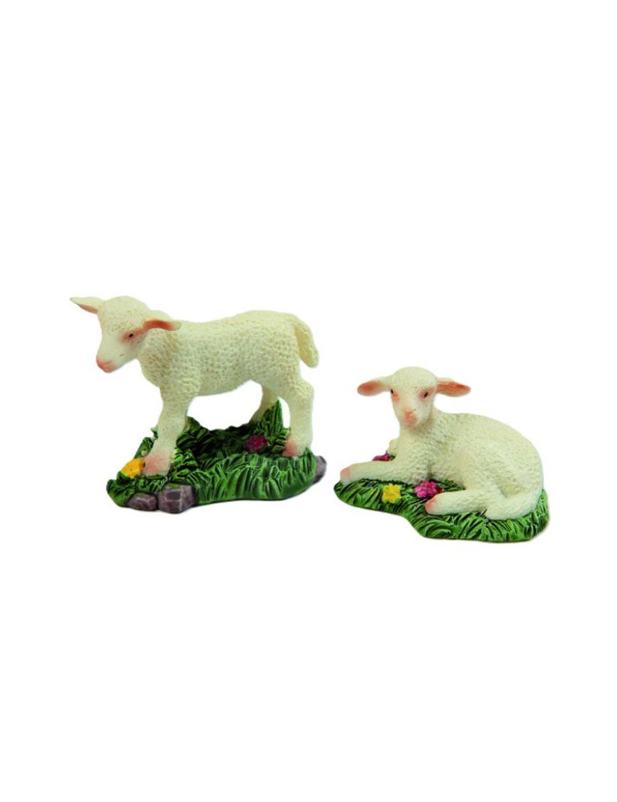 RESIN NATIVITY ANIMALS SHEEP 5cm ASSORTED MODEL