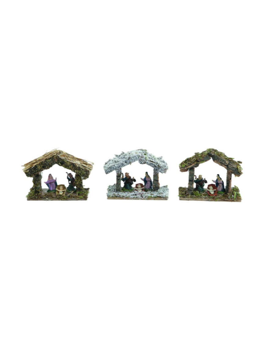CAPANNA 14x6x10cm C/NATIVITA' PR-2339