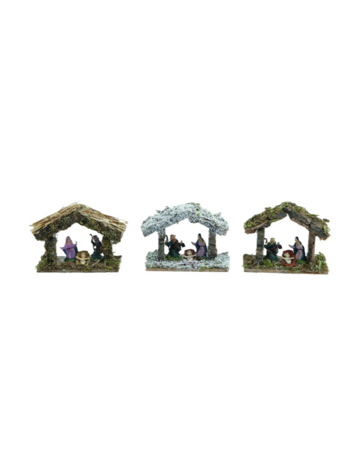 CAPANNA 14x6x10cm C/NATIVITA' PR-2339