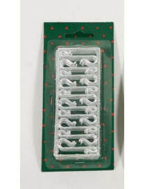 HOOKS 70 pieces. SILVER