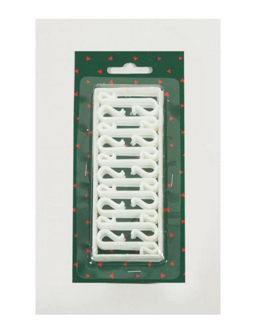 HOOKS 70 pieces. WHITE