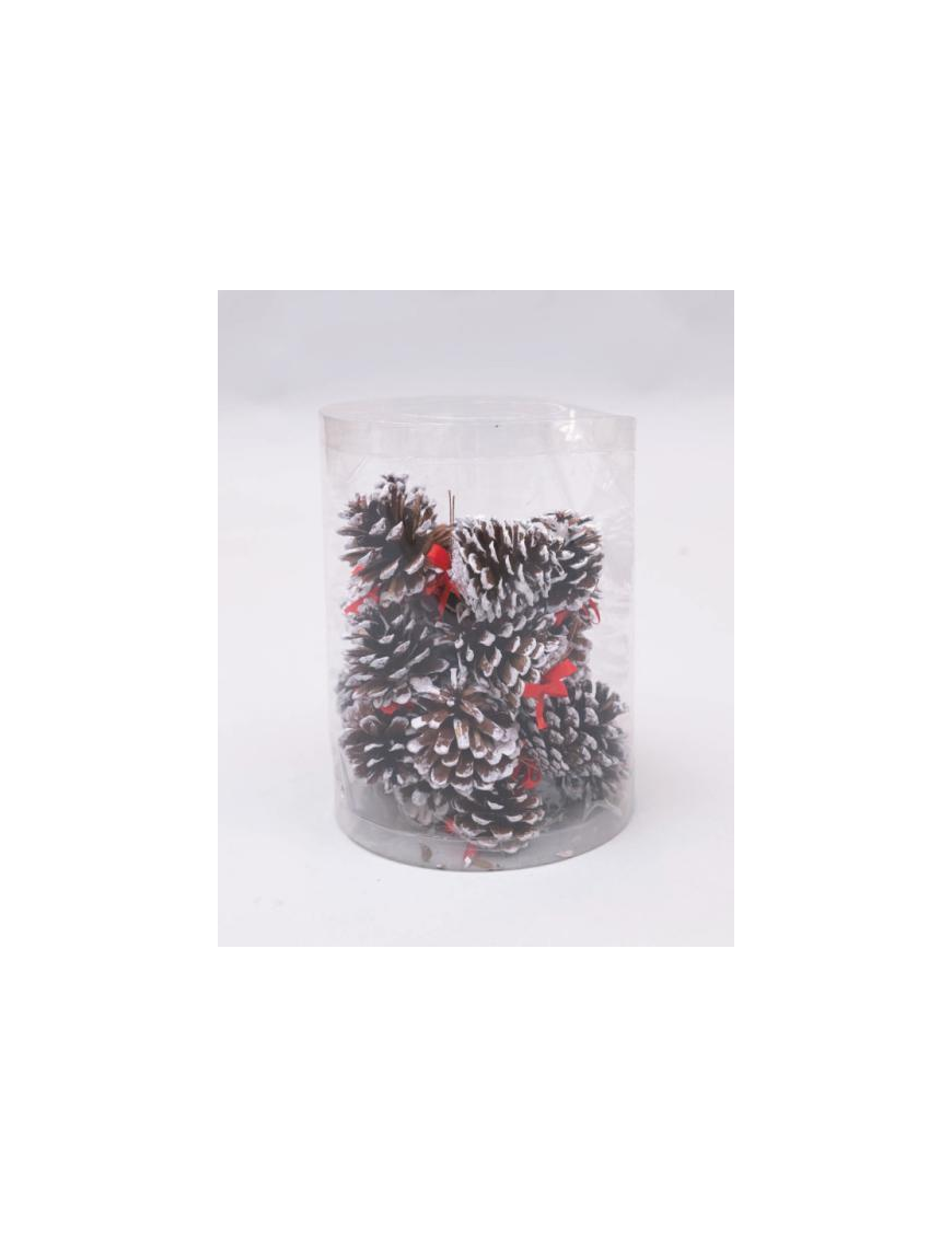 PINECONES WITH SNOWY TIPS 30 pieces